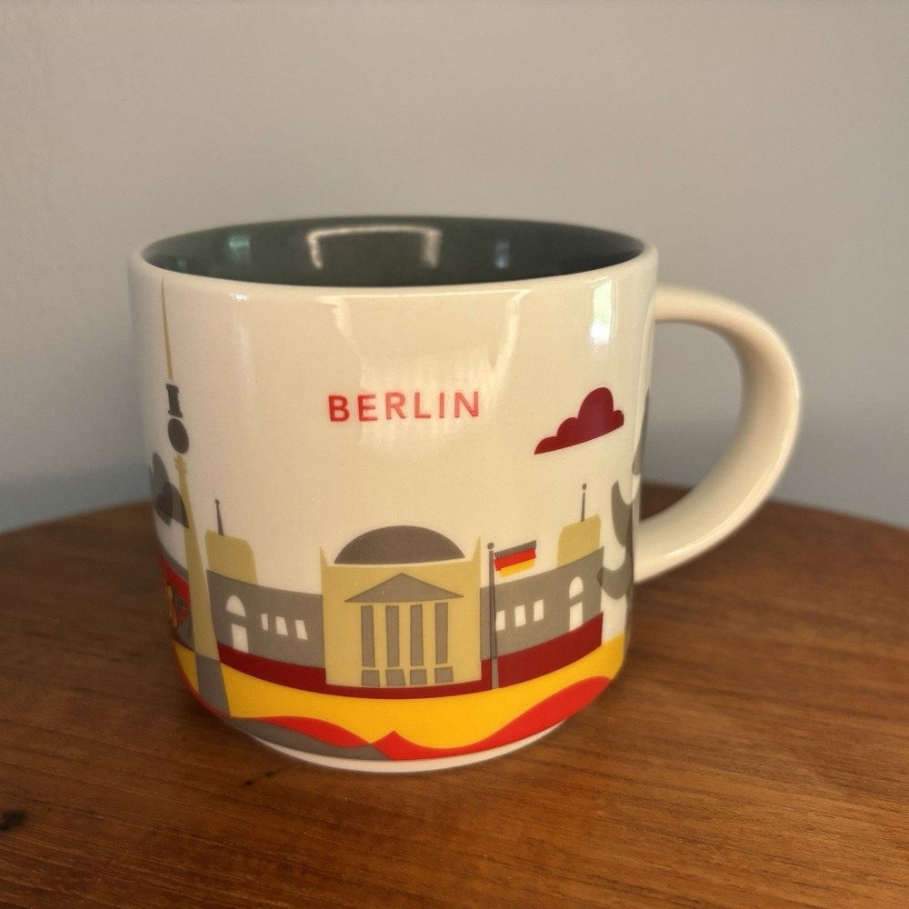 Starbucks YOU ARE HERE Berlin Coffee Cup Mug 14oz Germany Collector 2016 Travel